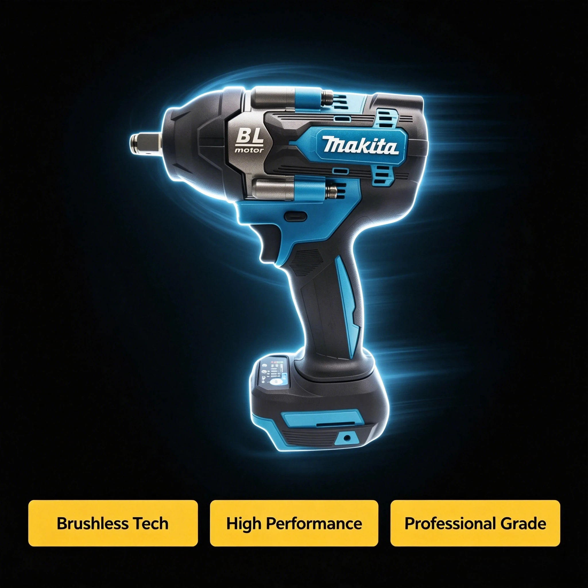 Makita DTW700 Cordless Brushle - Torque Wrench 评论和价格