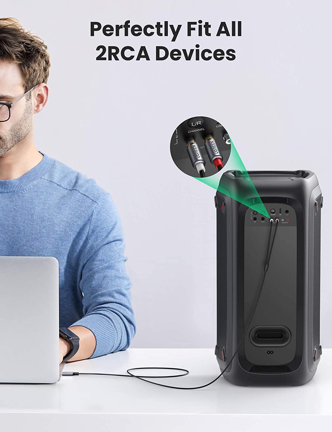 UGREEN USB C to RCA Audio Cabl - Car Jack 评论和价格