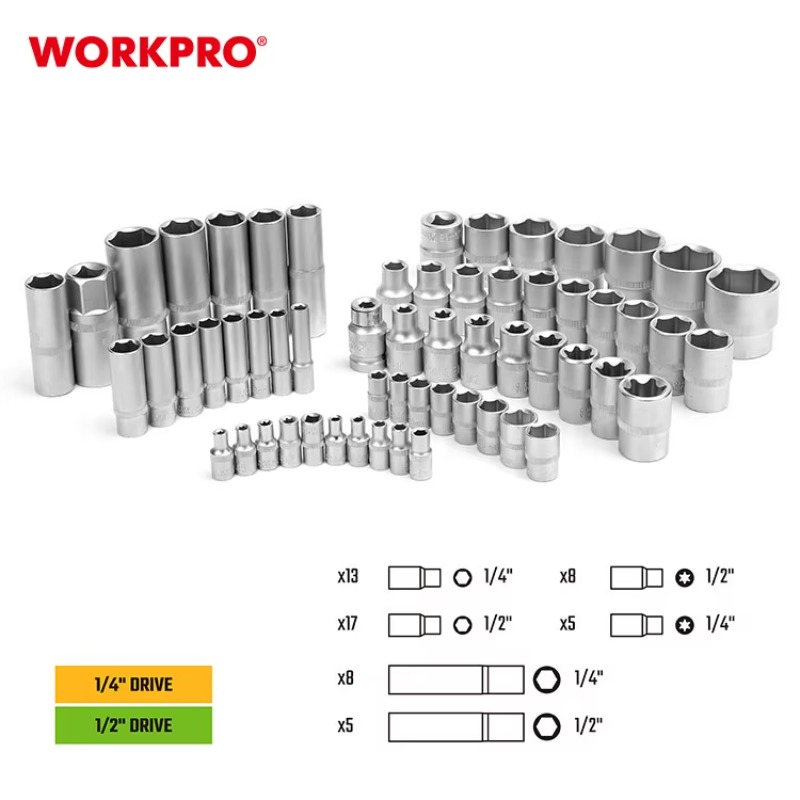 108pcs Professional Mechanics  - Socket Set 评论和价格