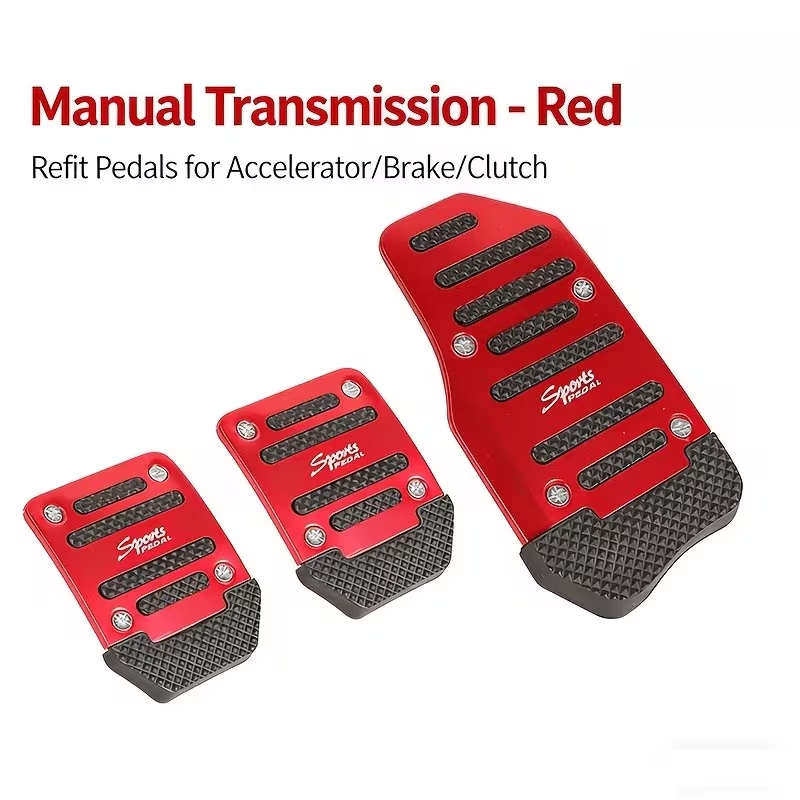 2/3PCS Car Pedal Cover Set Man - Brake Pad Set 评论和价格